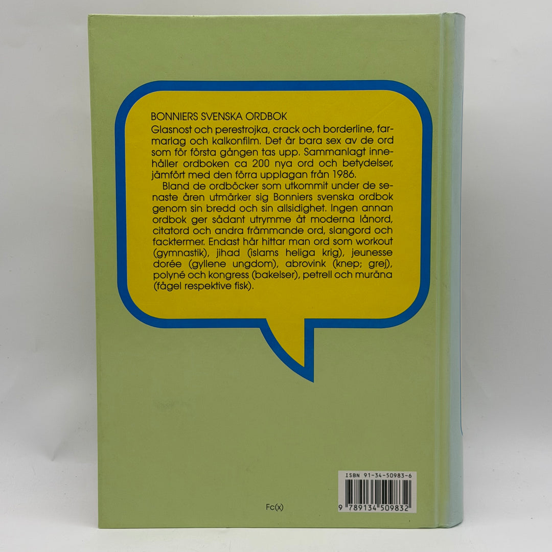 Bonniers svenska ordbok inbunden retroklassiker