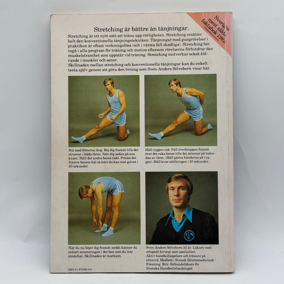 Retro träningsbok Stretching Sven A Sölveborn