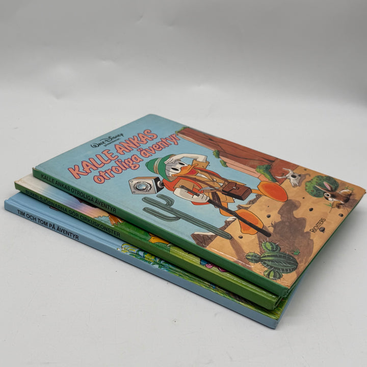 Retro Disneybokpaket Richters tre barnböcker
