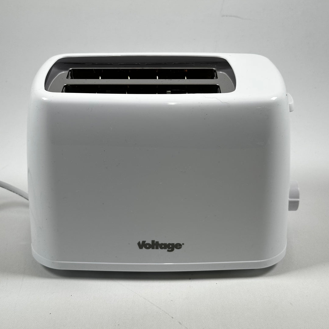 Vit Voltage brödrost i retrostil