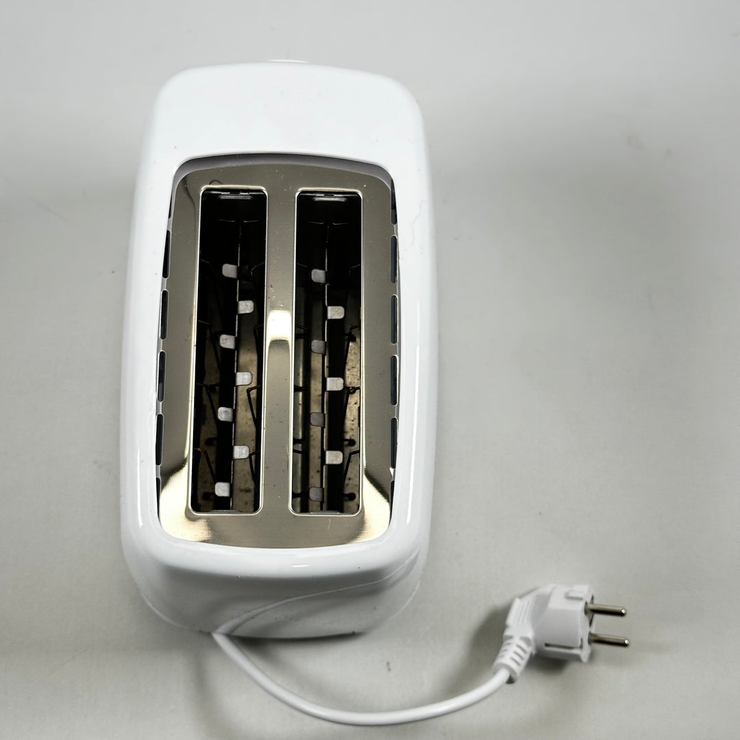 Vit Voltage brödrost i retrostil