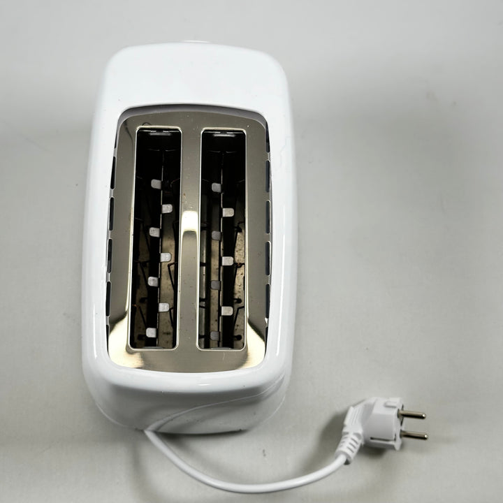 Vit Voltage brödrost i retrostil