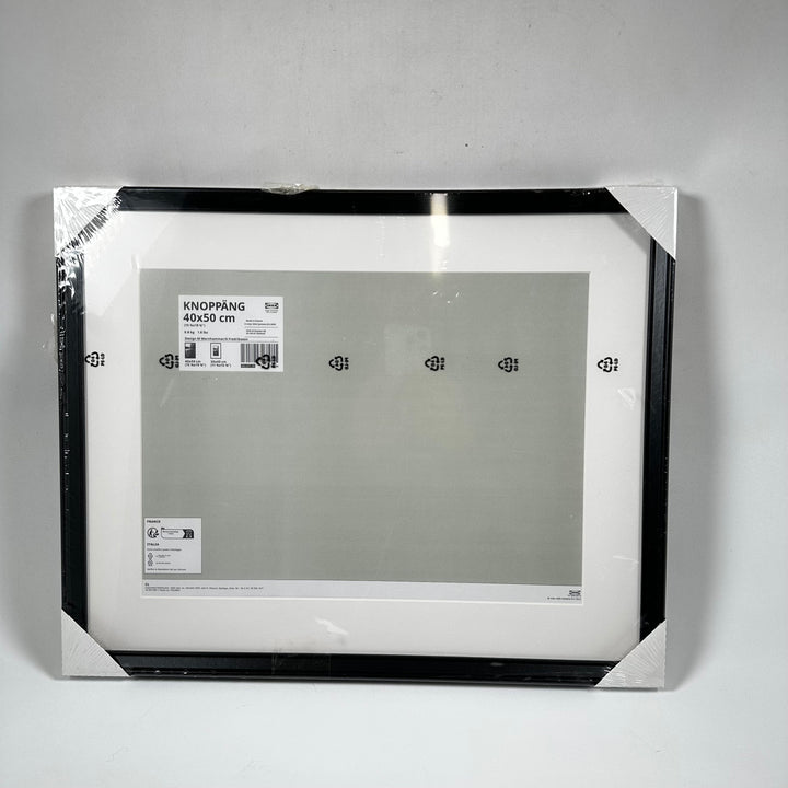 Svart IKEA KNOPPÄNG Fotoram 40x50 cm