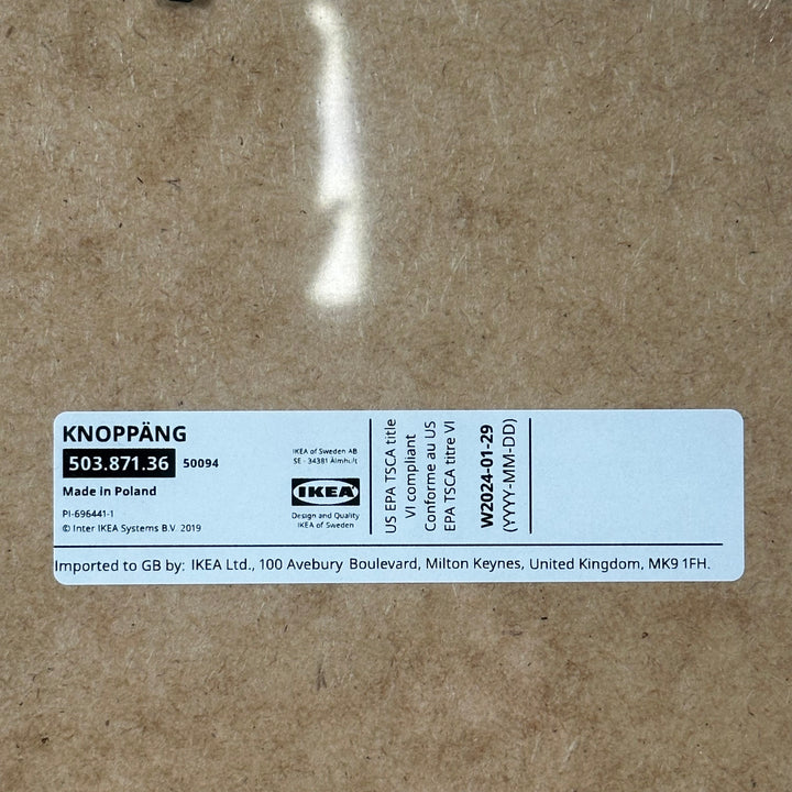 Svart IKEA KNOPPÄNG Fotoram 40x50 cm