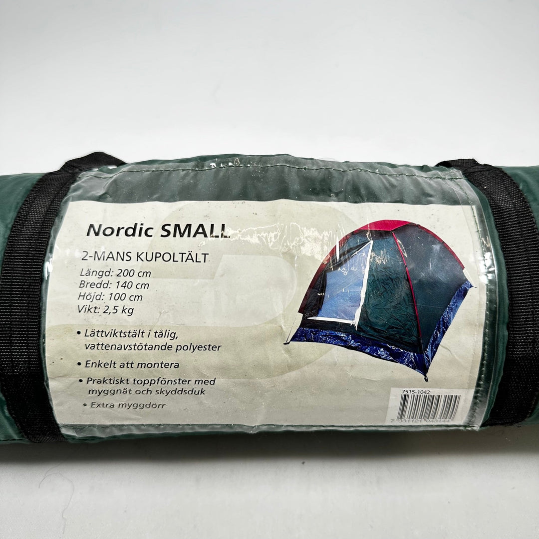 Grön 2 - mans kupoltält Nordic Small - Homy Secondhand Online