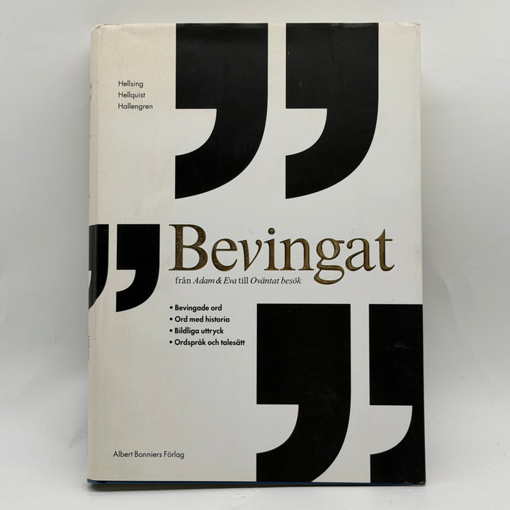 Bevingat berättande ordbok Albert Bonniers begagnad