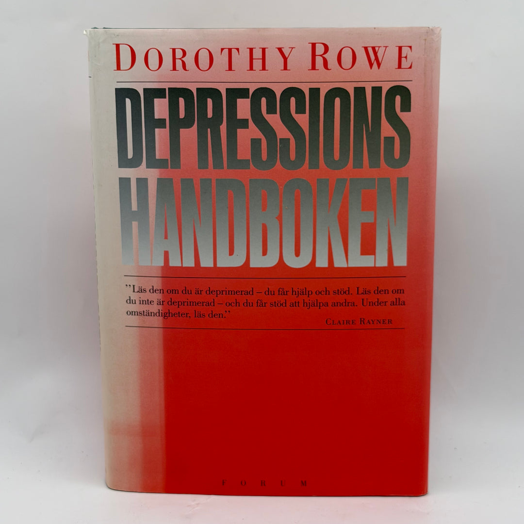 Depressionshandboken Dorothy Rowe inbunden fackbok psykologibok