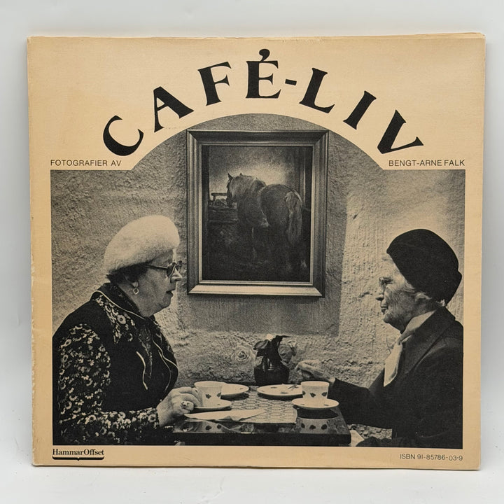 Retro fotobok Café-liv Bengt-Arne Falk