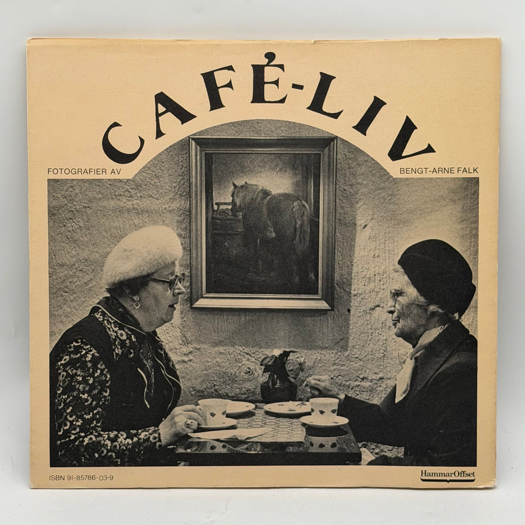 Retro fotobok Café-liv Bengt-Arne Falk