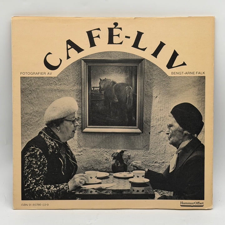 Retro fotobok Café-liv Bengt-Arne Falk