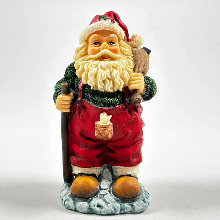 Vintage Tomtefigur i keramik med ryggsäck