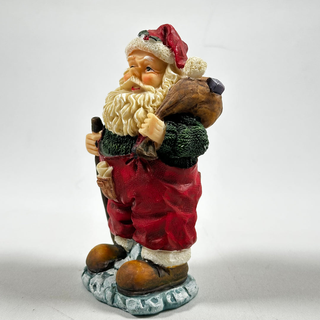 Vintage Tomtefigur i keramik med ryggsäck