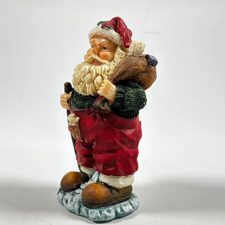 Vintage Tomtefigur i keramik med ryggsäck