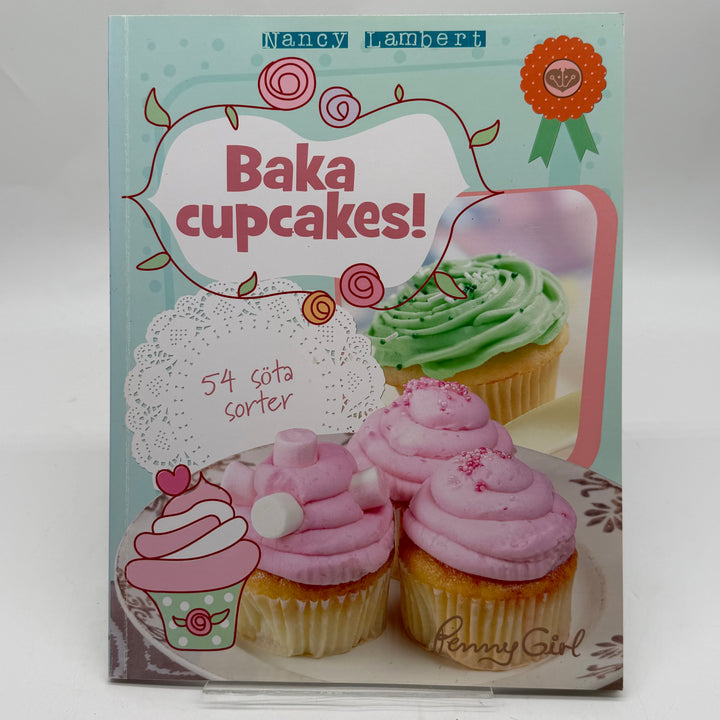 Färgglad bakbok Baka cupcakes Penny Girl