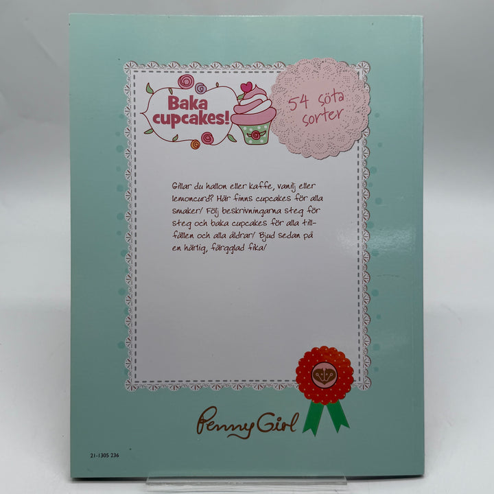 Färgglad bakbok Baka cupcakes Penny Girl