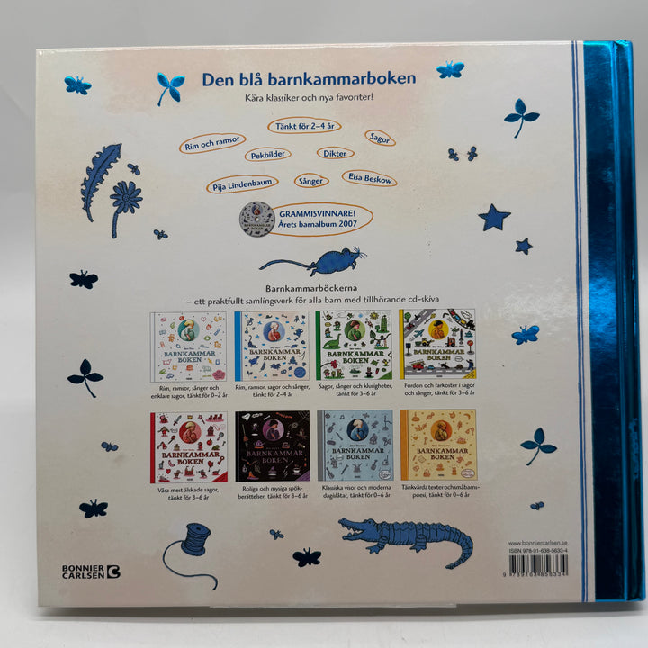 Den blå Barnkammarboken klassisk sagosamling Bonnier