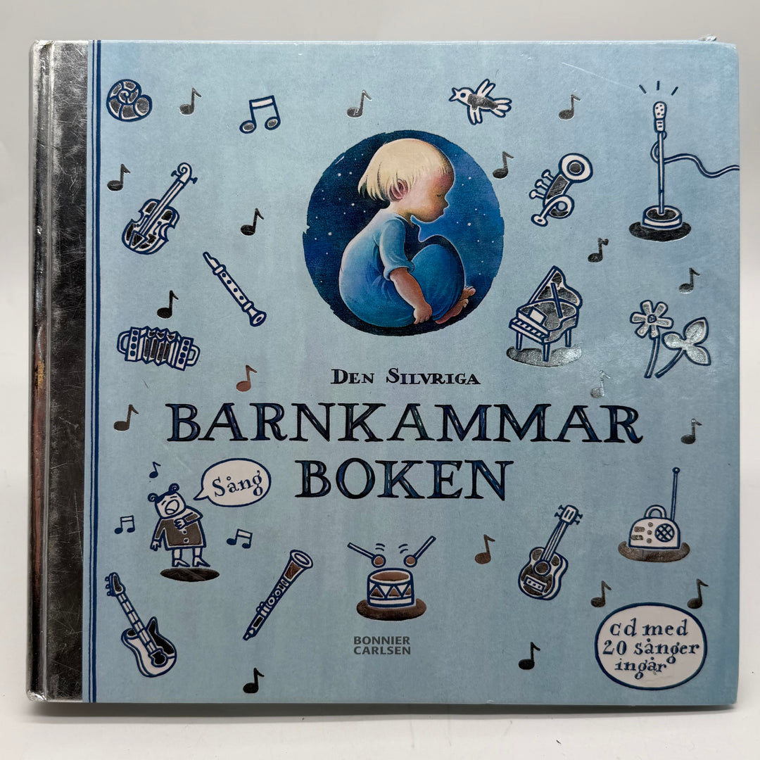 Den silvriga Barnkammarboken med CD Bonnier