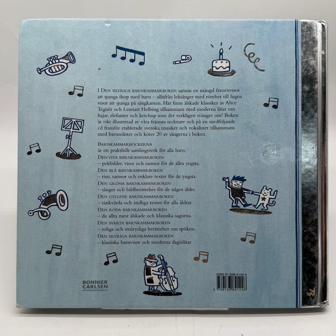 Den silvriga Barnkammarboken med CD Bonnier
