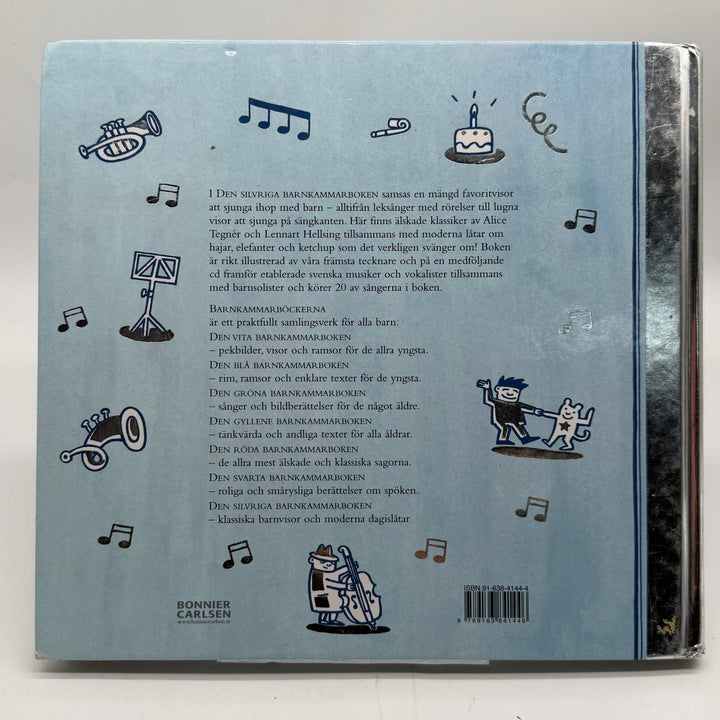 Den silvriga Barnkammarboken med CD Bonnier