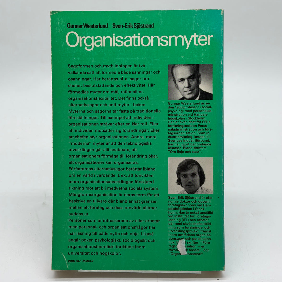 Organisationsmyter bok retro Norstedts elefantomslag