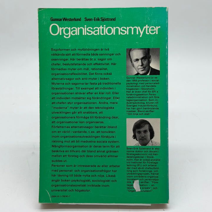 Organisationsmyter bok retro Norstedts elefantomslag