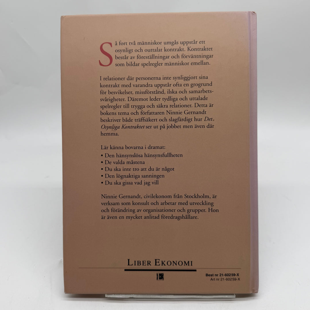 Det osynliga kontraktet fackbok Liber Ekonomi
