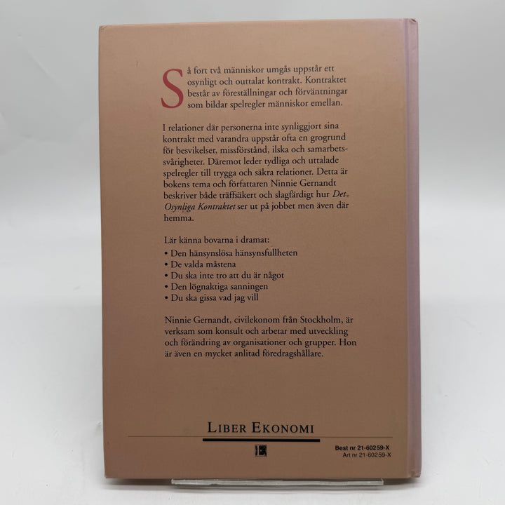 Det osynliga kontraktet fackbok Liber Ekonomi