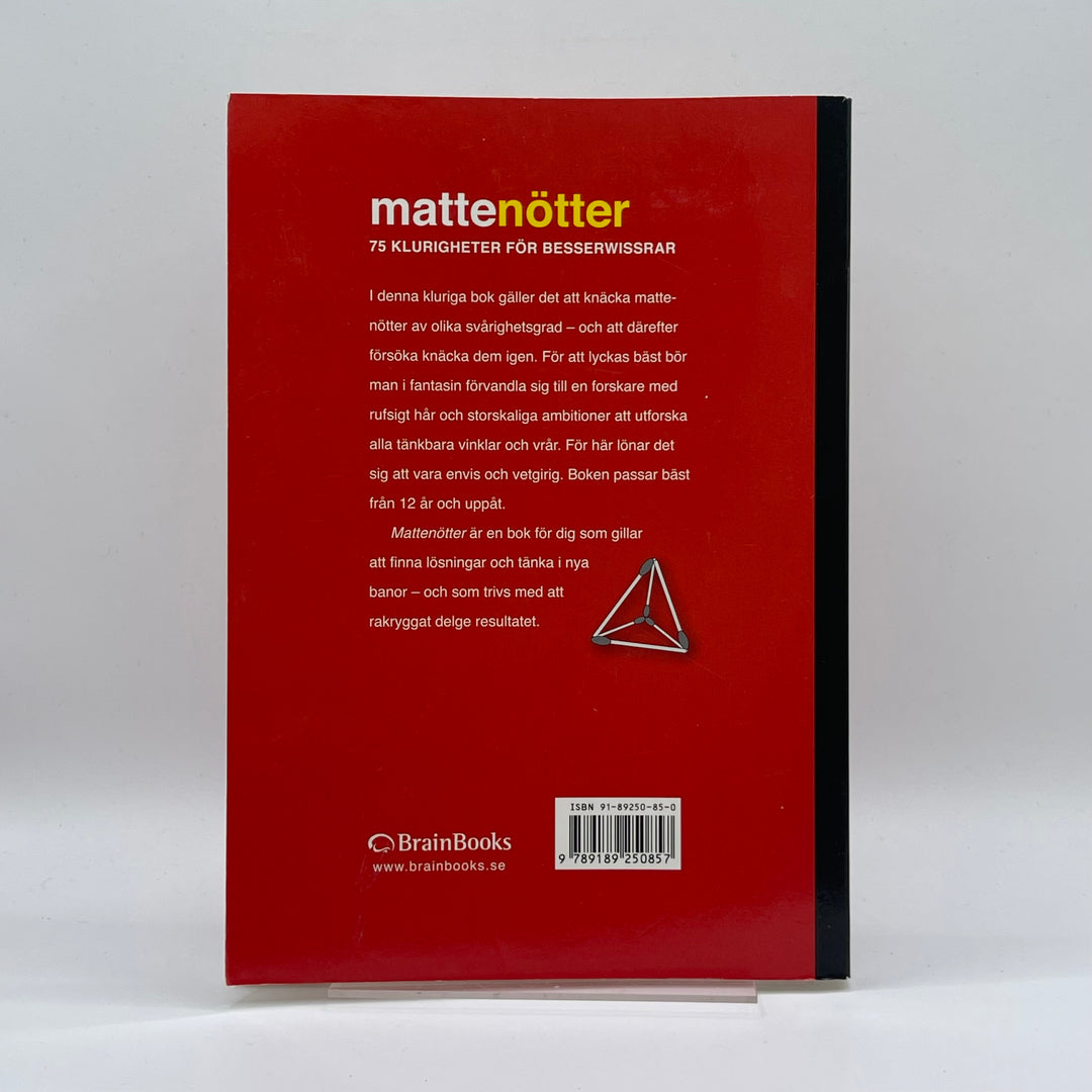 Matte Nötter Begagnad Bok i Utmärkt Skick