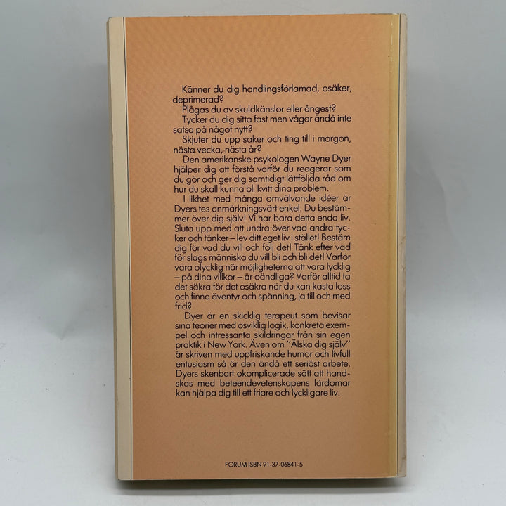 Wayne Dyer självhjälpsbok retro pocket svensk