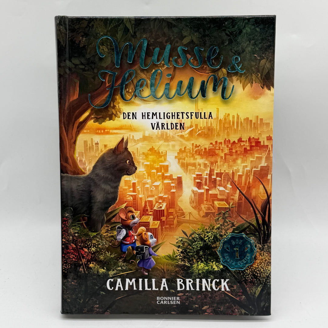 Musse och Helium fantasybarnbok inbunden begagnad