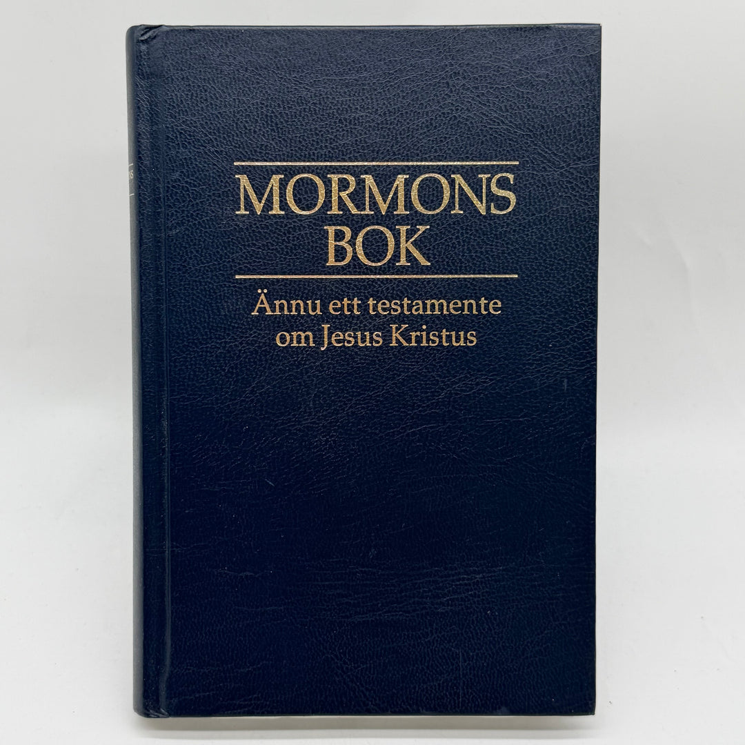 Mormons bok klassisk mörkblå inbunden svensk