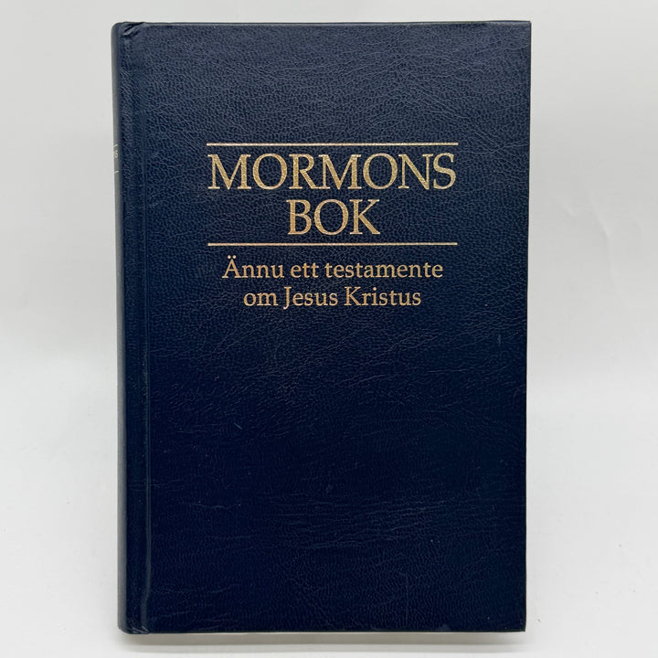 Mormons bok klassisk mörkblå inbunden svensk