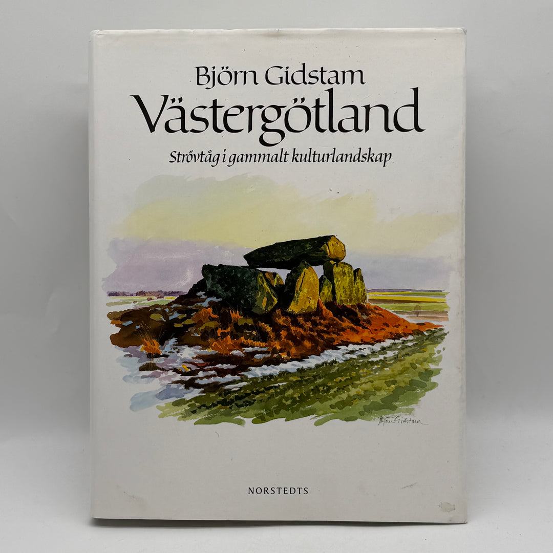 Västergötland illustrerad bok Björn Gidstam Norstedts retro