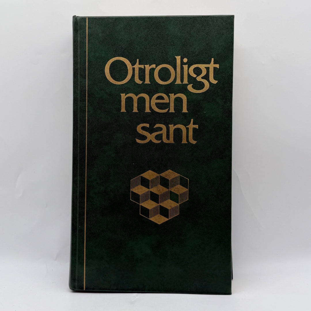 Retro faktabok Otroligt men sant grön hårdpärm