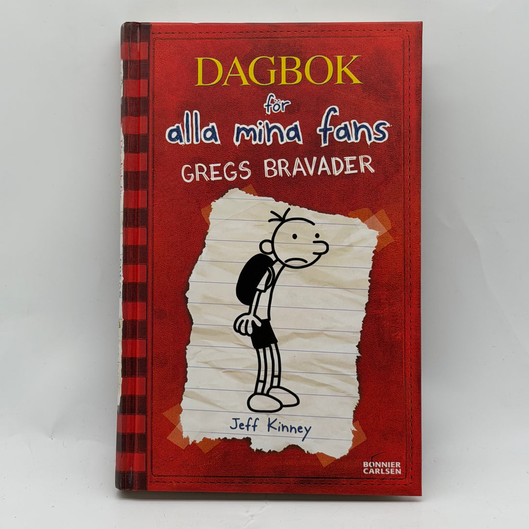 Barnbok Dagbok för alla mina fans Gregs bravader