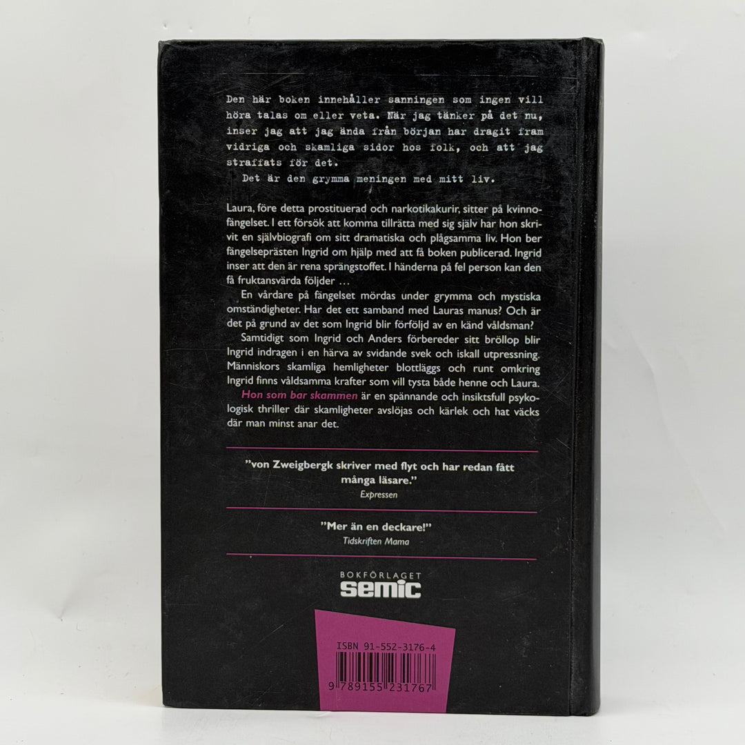 Hon som bar skammen kriminalroman pocket Semic