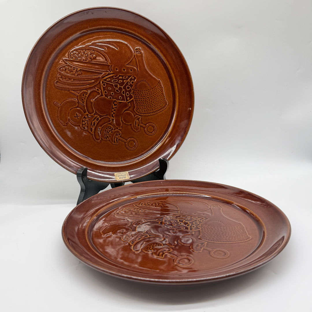 Höganäs Keramik Retro Fat i Stengods (2st)