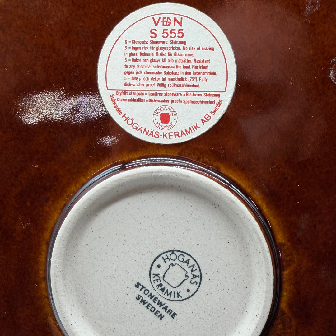Höganäs Keramik Retro Fat i Stengods (2st)