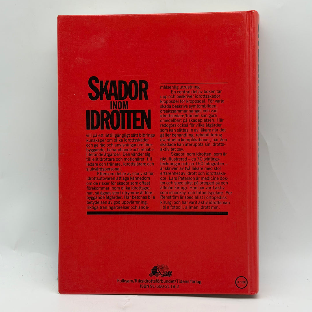 Skador inom idrotten retro faktabok inbunden
