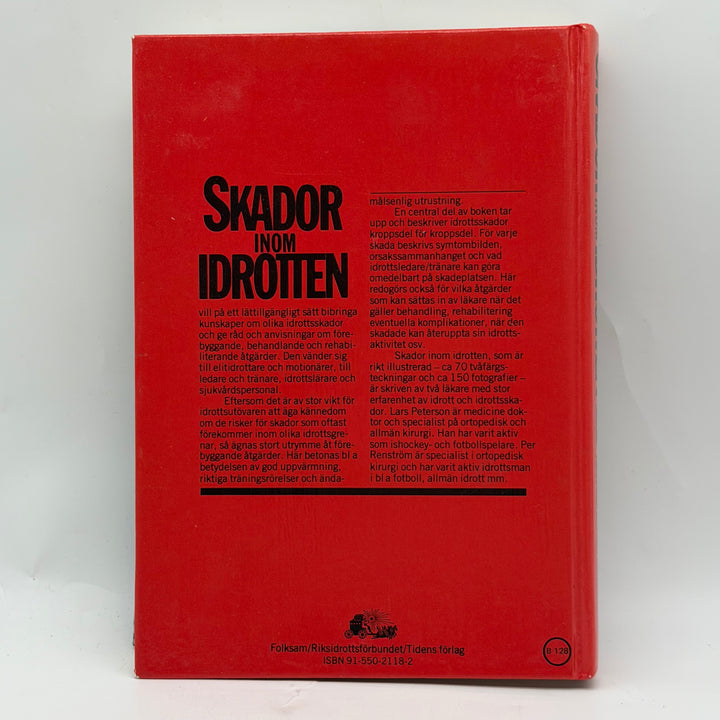 Skador inom idrotten retro faktabok inbunden