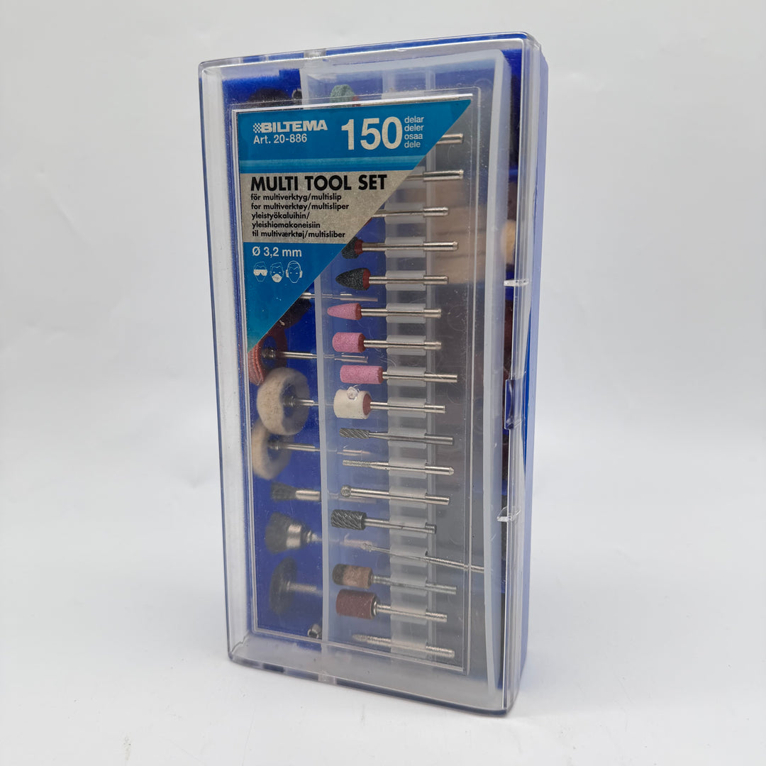 Biltema slip- och polerverktygssats 150 delar