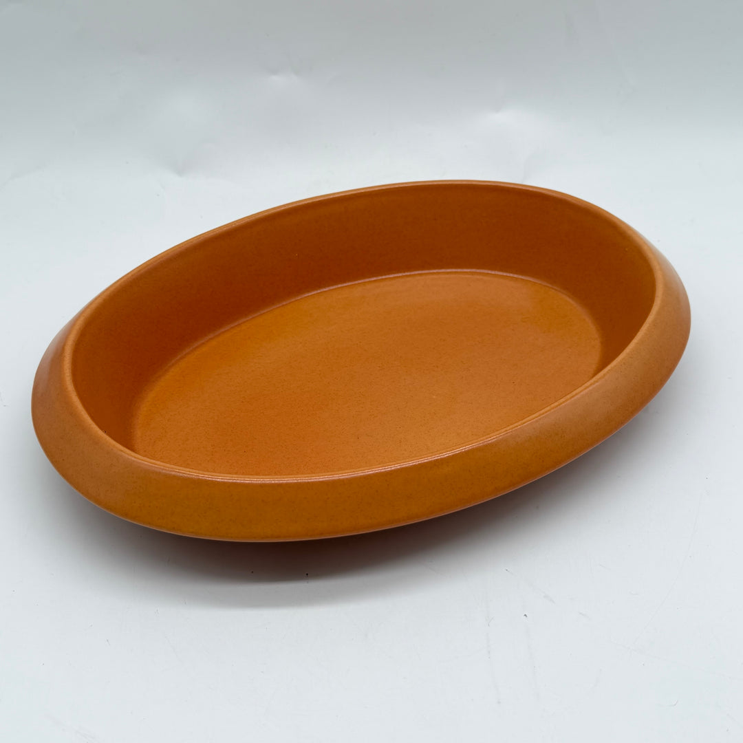Retro Höganäs Keramikfat oval 28 cm