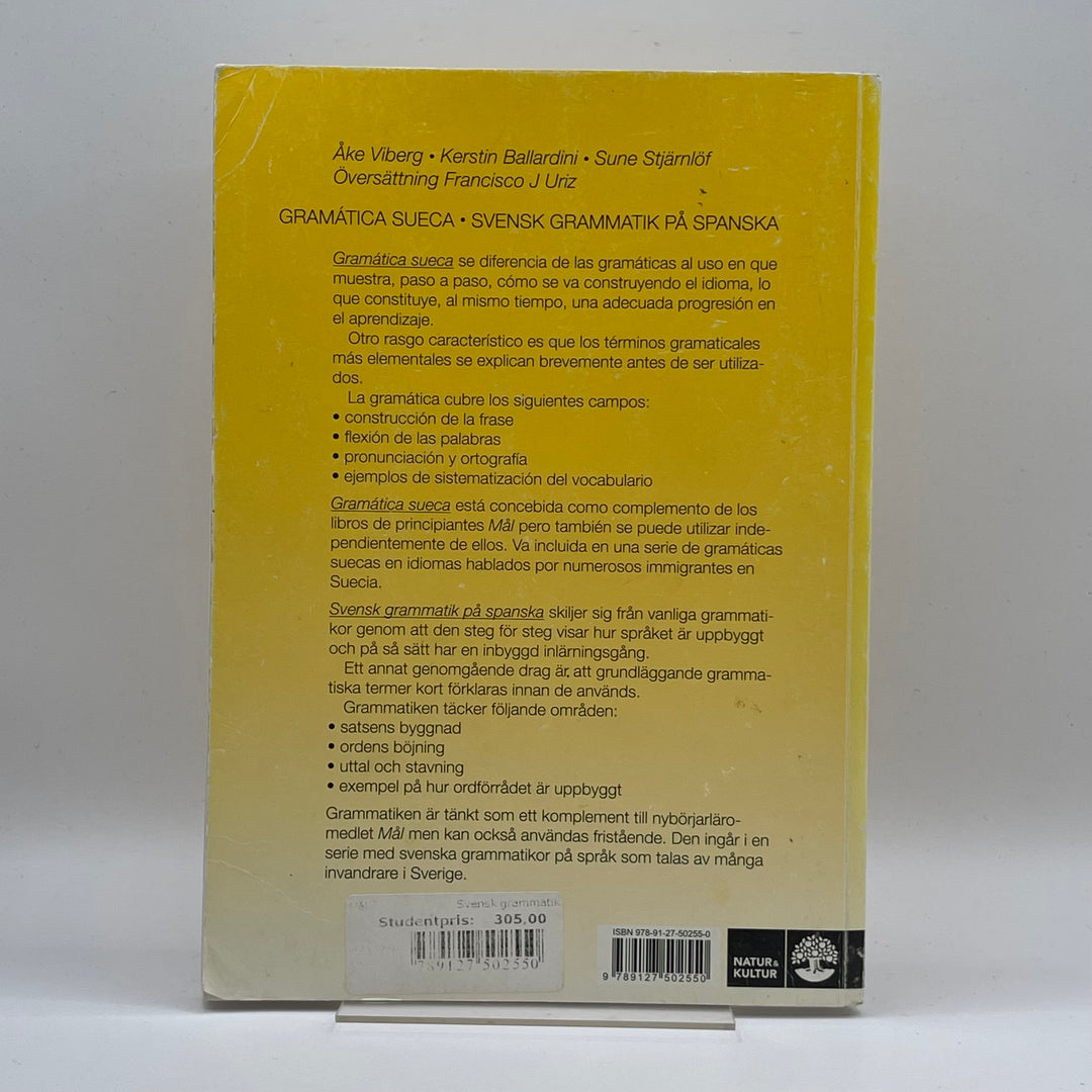 Gramática Sueca Svensk Grammatik Bok