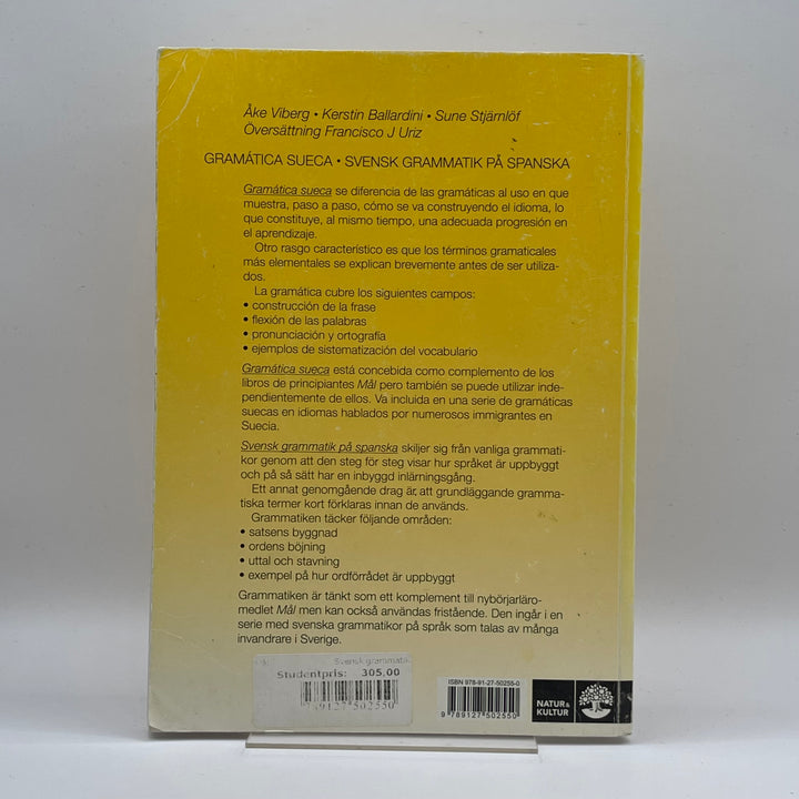 Gramática Sueca Svensk Grammatik Bok