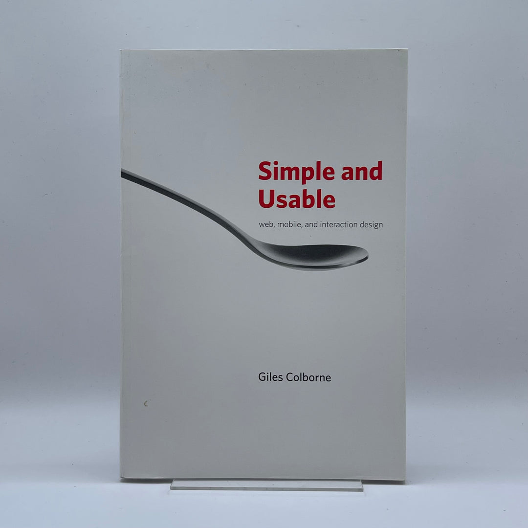 Webbdesignbok Simple and Usable av Giles Colborne