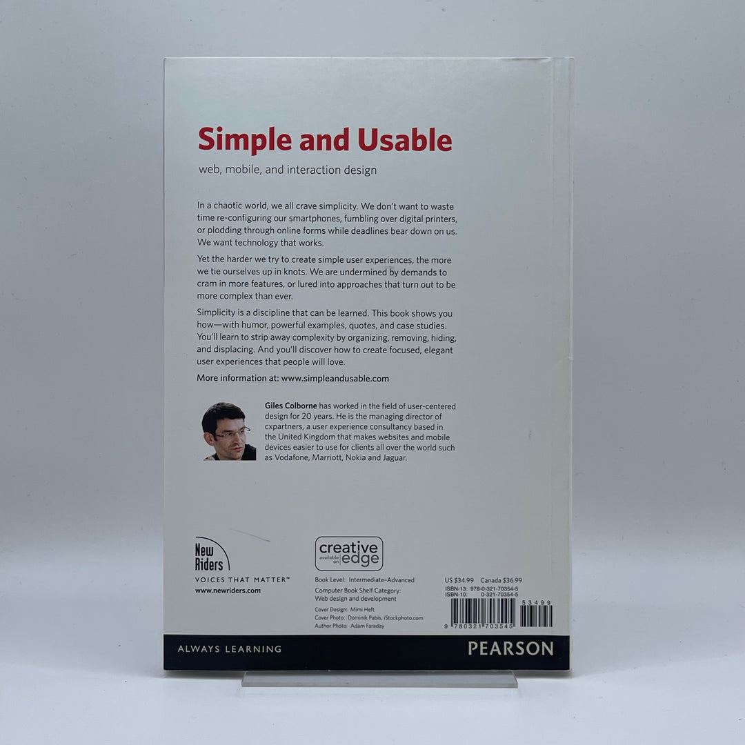 Webbdesignbok Simple and Usable av Giles Colborne