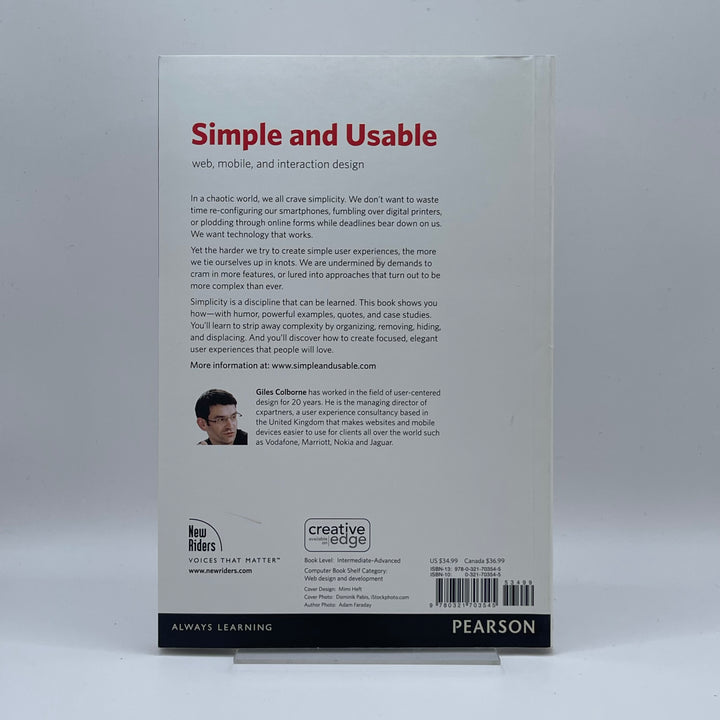 Webbdesignbok Simple and Usable av Giles Colborne