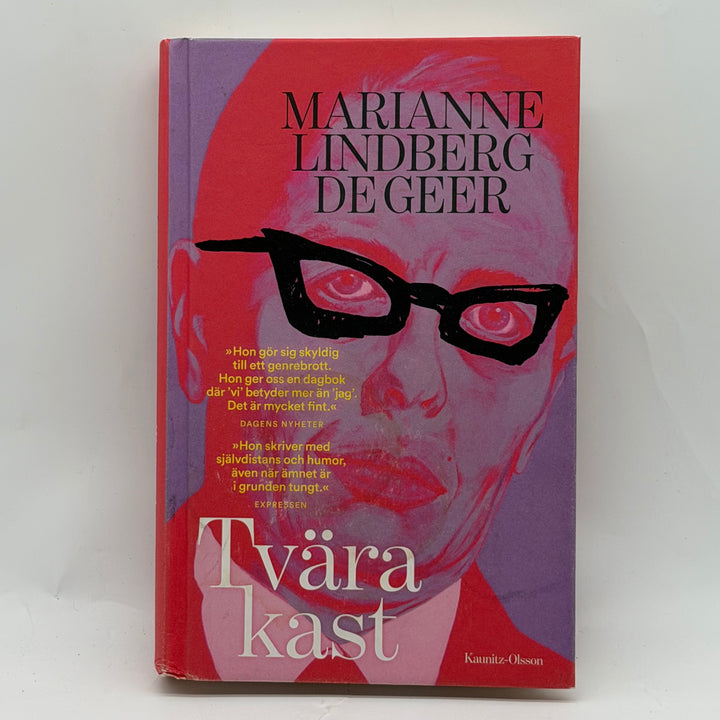 Tvärakast självbiografisk dagboksbok inbunden Kaunitz Olsson