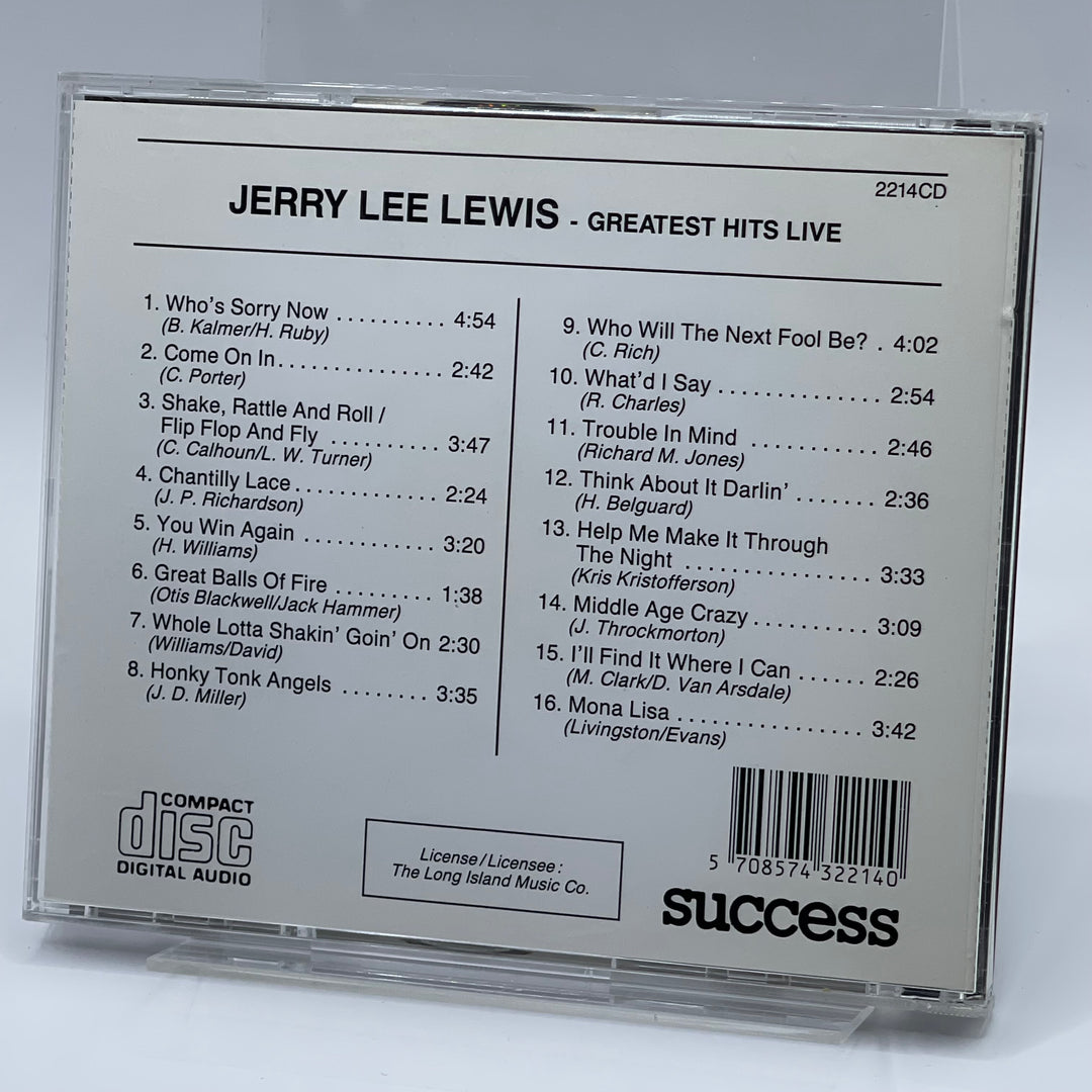 Jerry Lee Lewis Greatest Hits Live CD Retro