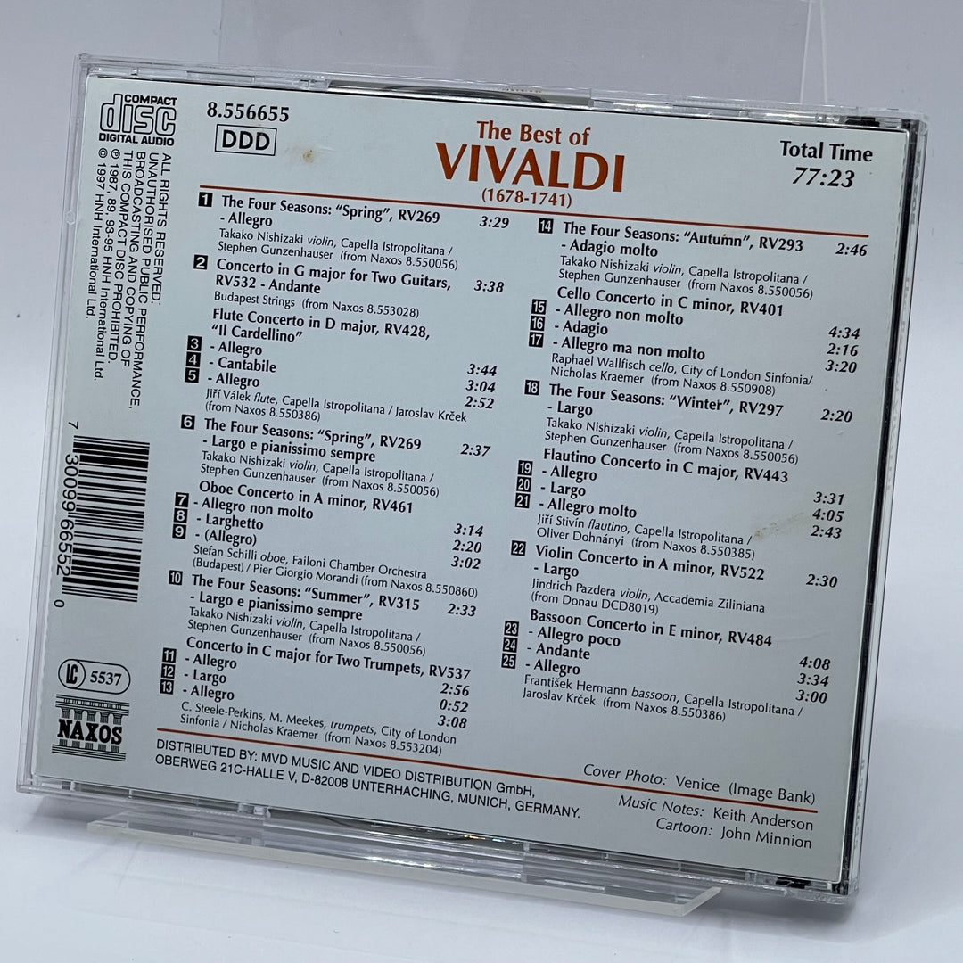 Vivaldi CD-samling från Naxos i toppskick